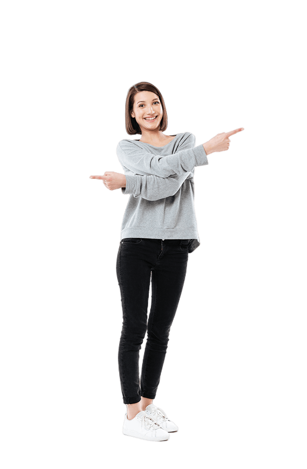 Woman Pointing